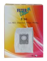 E5/PH5M E5M 4X Staubbeutel für Progress /Electrolux/ passend für Philips, Filterclean FL0007-K